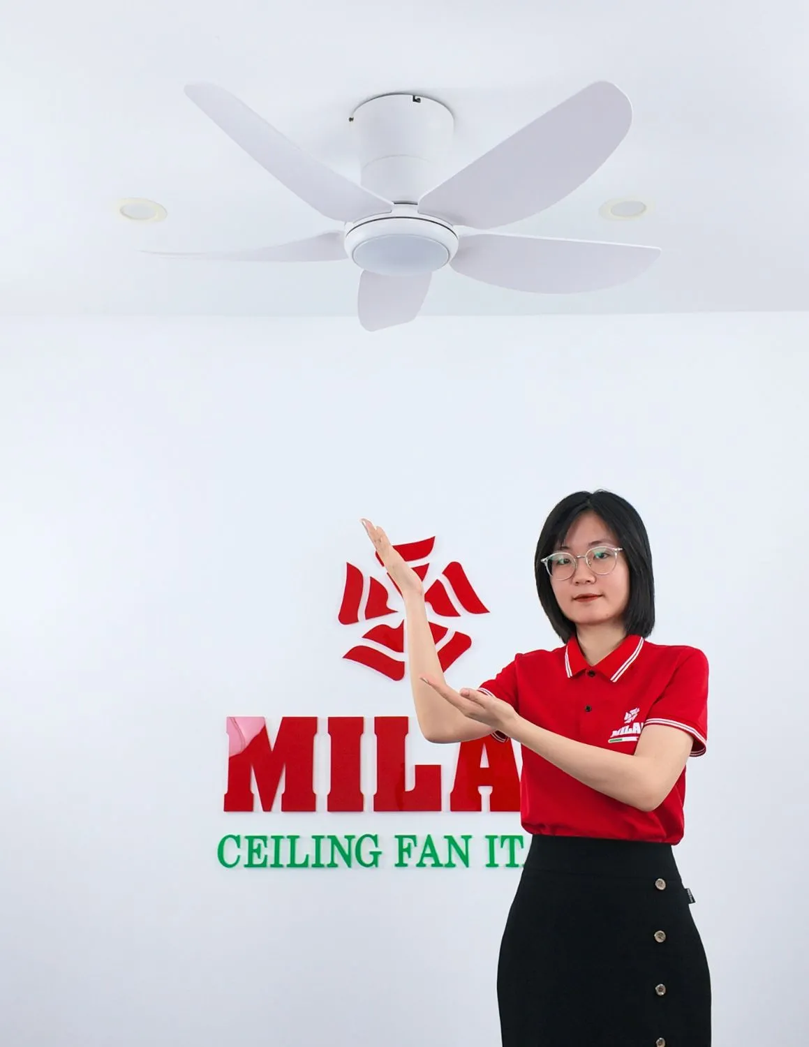 Quạt trần cánh nhựa ABS FY588 phù hợp nhiều không gian nội thất.